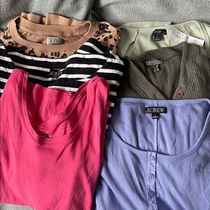 J.Crew Lot of Six Pieces size Small